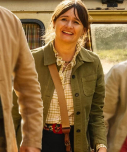 Emily Mortimer Paddington In Peru 2024 Green Jacket