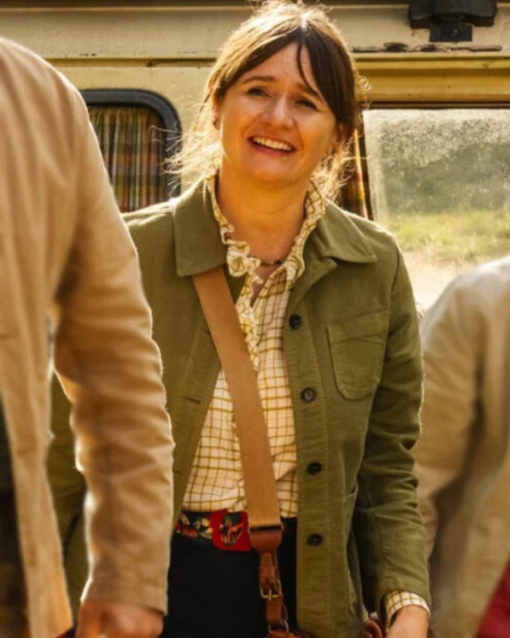 Emily Mortimer Paddington In Peru 2024 Green Jacket