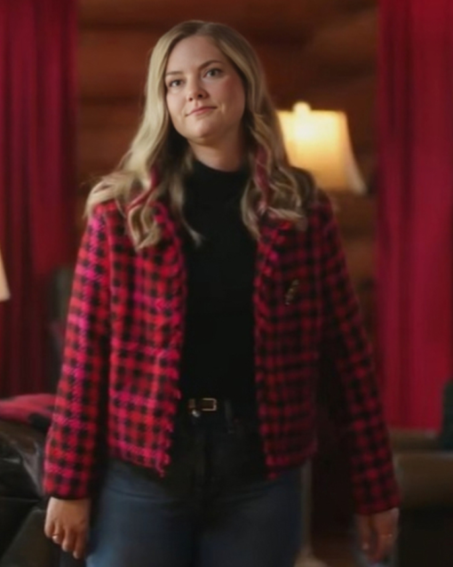 Unwrapping Christmas Olivia’s Reunion Cindy Busby Plaid Jacket