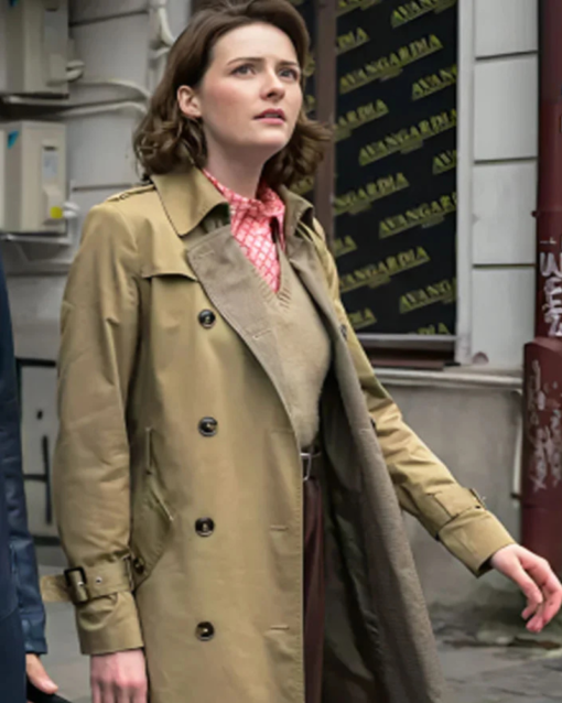 The Librarians The Next Chapter Olivia Morris Trench Coat