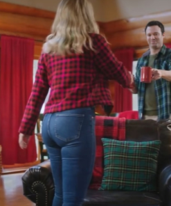 Unwrapping Christmas Olivia’s Reunion Cindy Busby Plaid Jacket