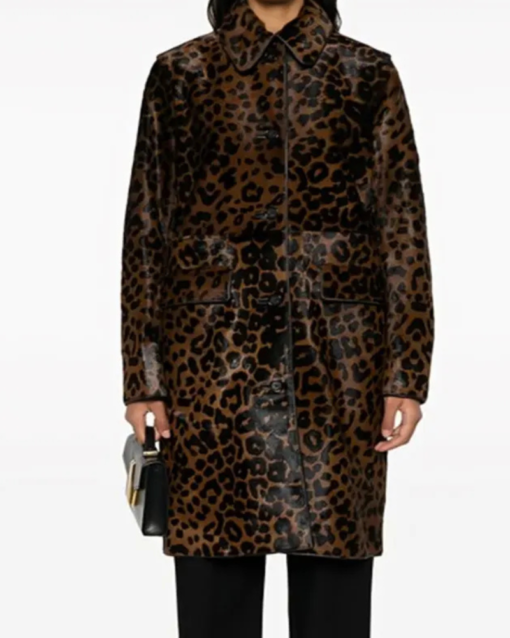 Paris And Nicole The Encore Nicole Richie Leopard Print Coat