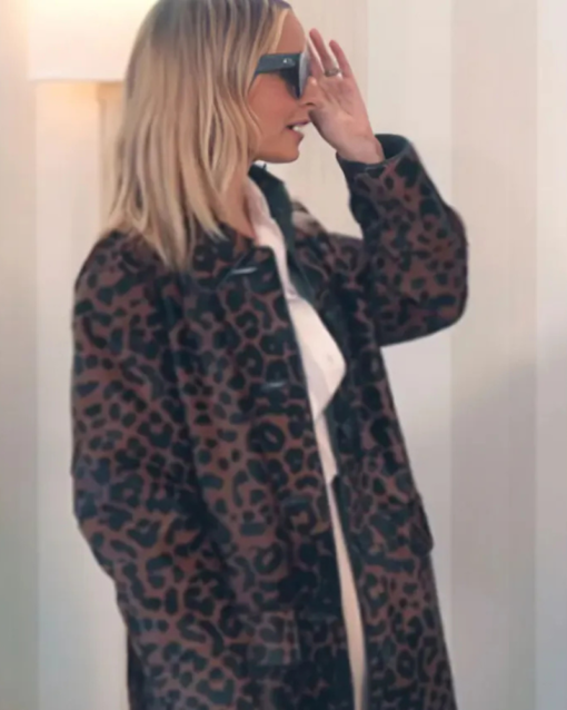 Paris And Nicole The Encore Nicole Richie Leopard Print Coat