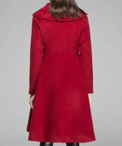 Women’s Feminine Swing Fit and Flare Wool Coat