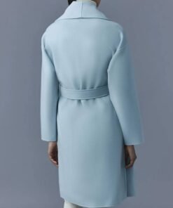 Women’s Thalia Blue Wool Coat