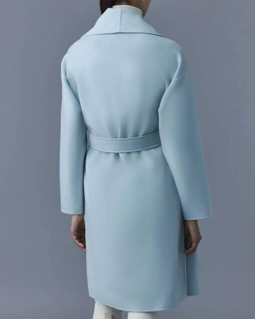 Women’s Thalia Blue Wool Coat