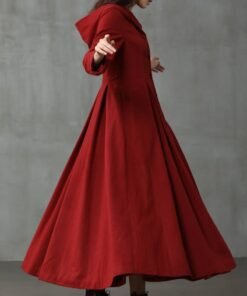 My Fair Lady Hooded Wool Coat