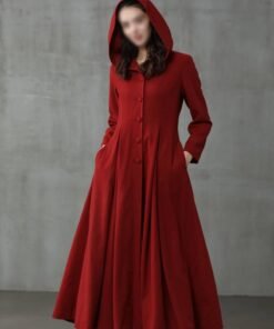 My Fair Lady Hooded Wool Coat