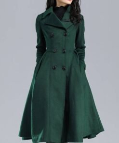 Women’s Swing Double Breasted Wool Coat