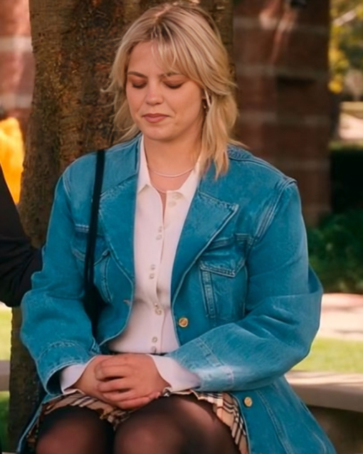 The Sex Lives Of College Girls S03 Renee Rapp Denim Blazer