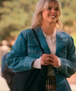 The Sex Lives Of College Girls S03 Renee Rapp Denim Blazer