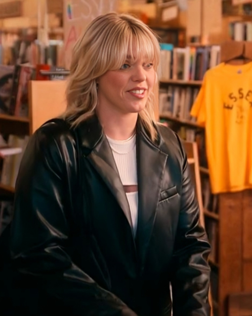 The Sex Lives Of College Girls S03 Renee Rapp Leather Coat