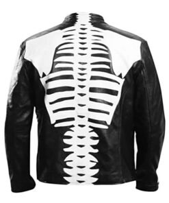 Skeleton Bones Leather Jacket