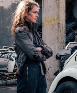 Street Trash 2024 Donna Cormack-thomson Black Leather Jacket