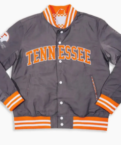Tennessee Volunteers Smokey Grey Satin Jacket