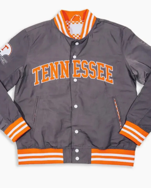 Tennessee Volunteers Smokey Grey Satin Jacket