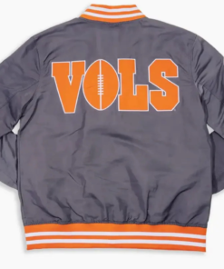 Tennessee Volunteers Smokey Grey Satin Jacket