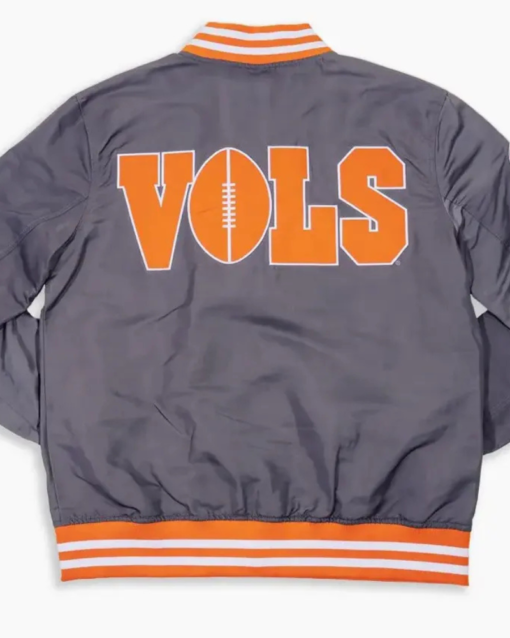 Tennessee Volunteers Smokey Grey Satin Jacket