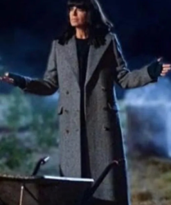 Claudia Winkleman The Traitors UK 2024 Grey Coat