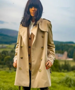 The Traitors UK 2024 Claudia Winkleman Beige Coat
