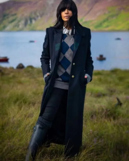 The Traitors UK 2024 Claudia Winkleman Blue Coat