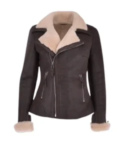 Women’s Aviator Shearling Jacket