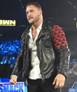 WWE Karrion Kross Black Leather Jacket