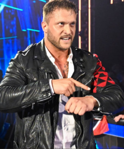 WWE Karrion Kross Black Leather Jacket