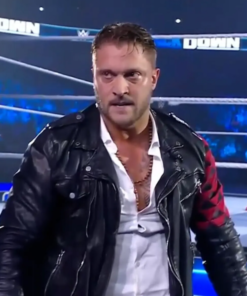 WWE Karrion Kross Black Leather Jacket