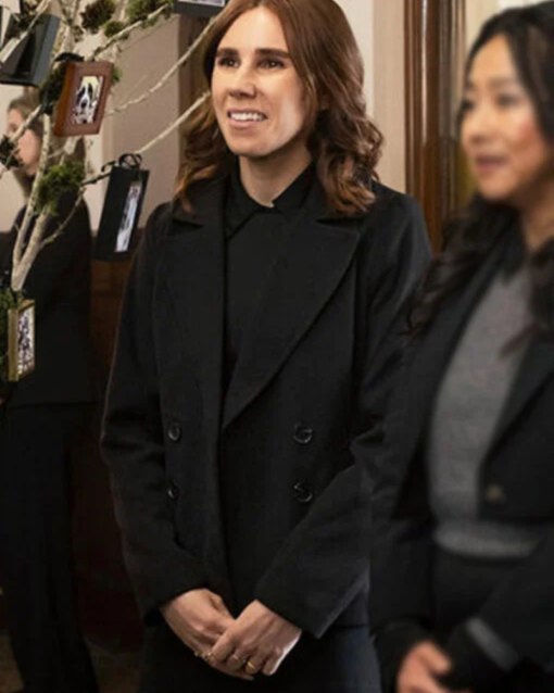 Zosia Mamet Laid S01 Black Peacoat