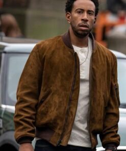 Fast and Furious 9 Tej Parker Brown Leather Jacket