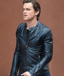 Neal Caffrey White Collar Black Slim Fit Leather Jacket