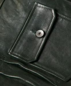 Mk2 Dark Green Leather Jacket