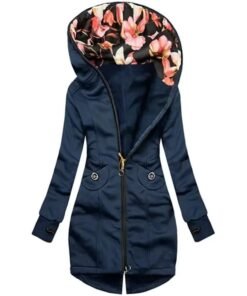 Women’s Turtleneck Hooded Coat