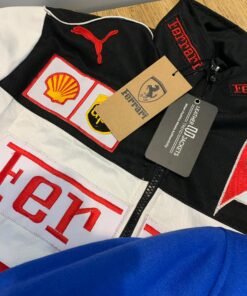 90s Ferrari racing bomber jacket
