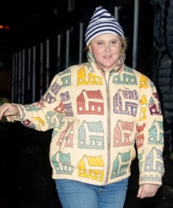 Amy Schumer NYC 2025 Colorful Sea Jacket