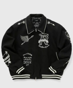 Represent Cherub Wool Varsity Jacket Black College Jackets