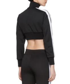 Cropped athletic jacket