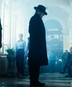 Ballerina 2025 Ian Mcshane Black Trench Coat