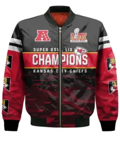 Kansas City Chiefs Super Bowl LIX Champions 2025 Bomber Jacket