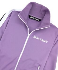 Lilac and white track jacket