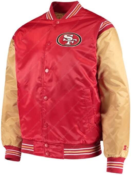 SF 49ers Football Red and Gold Jacket