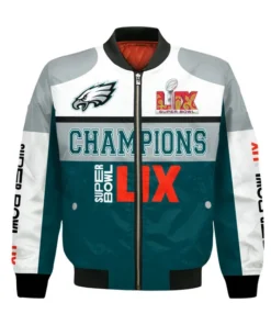 Philadelphia Eagles Super Bowl LIX 2025 Winning Spirit Bomber Jacket