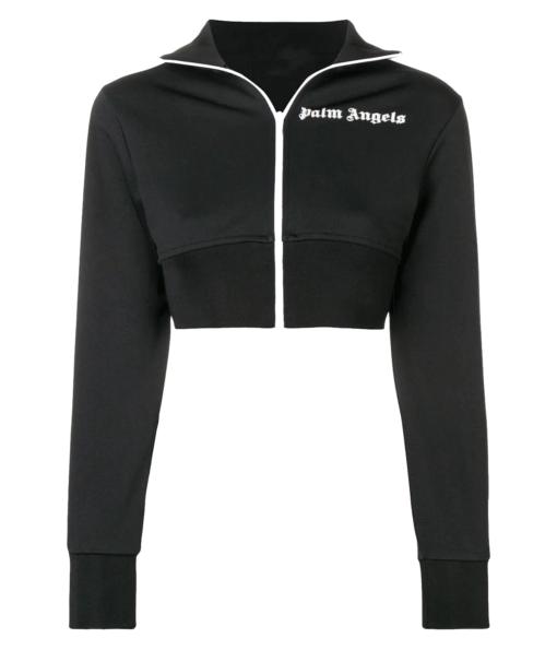 Womens Cropped Palm Angels Track Jacket