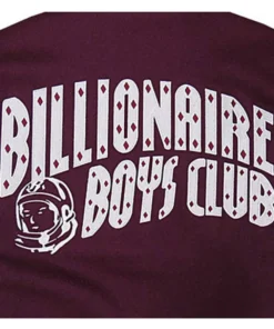 BBC Maroon and White Letterman Jacket