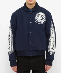 Billionaire Boys Club Heart and Mind Blue Varsity Jacket