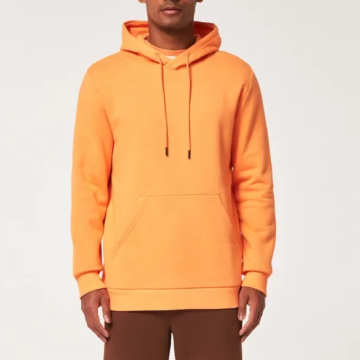 Mens Pullover Orange Hoodie