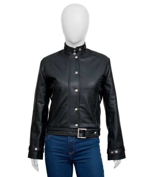 Womens Black Leather Jacket
