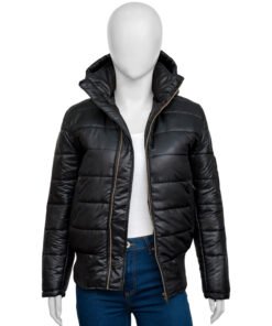 Womens Black Puffer Jacket