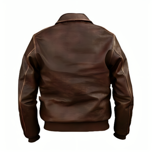 Men’s Air Force Flight Aviator Brown Distressed Leather Jacket